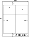4 x 3 Rectangle White Label Sheet<BR><B>USUALLY...